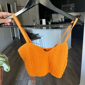 Zara orange top